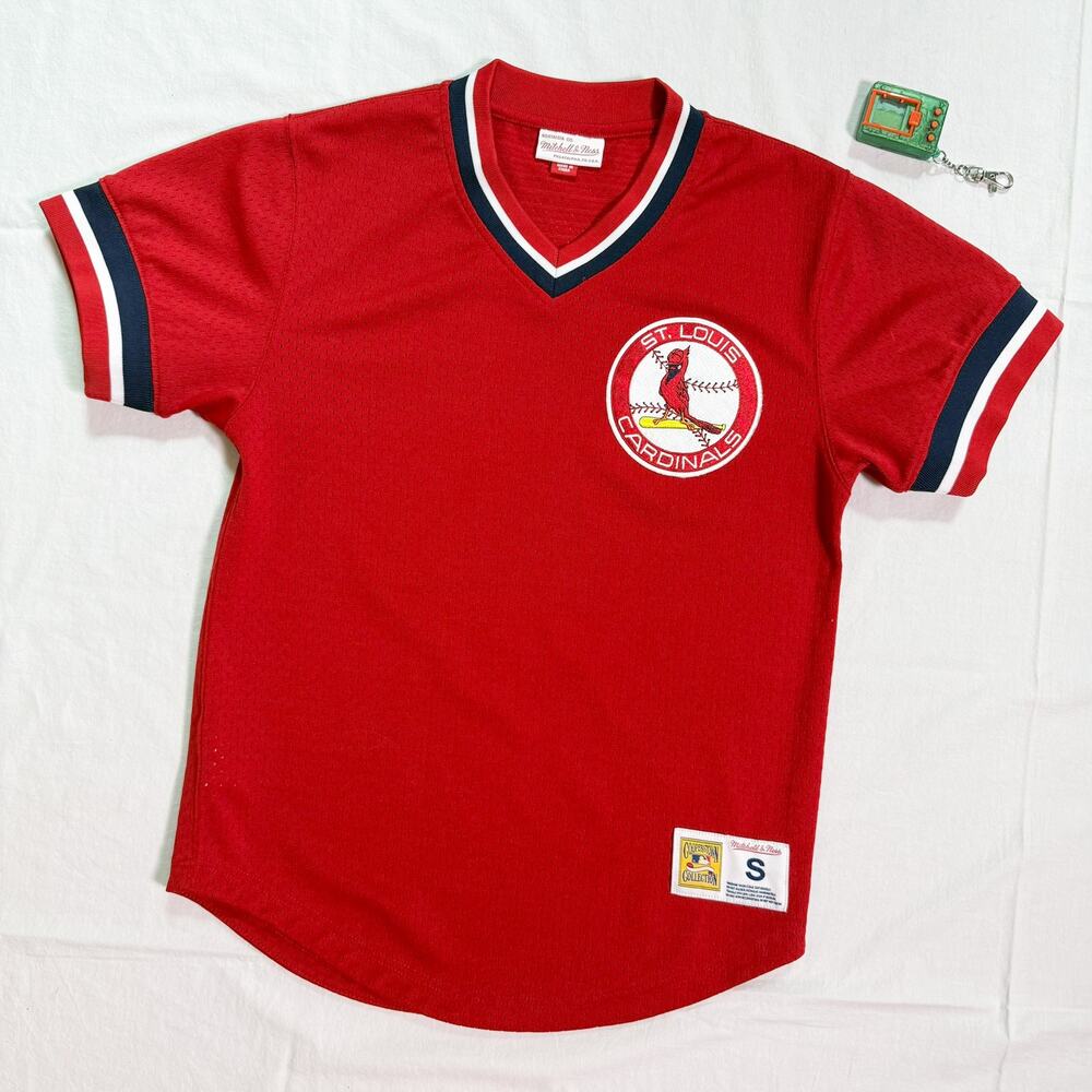 St. Louis Cardinals Mitchell & Ness Cooperstown Collection Jersey - S
